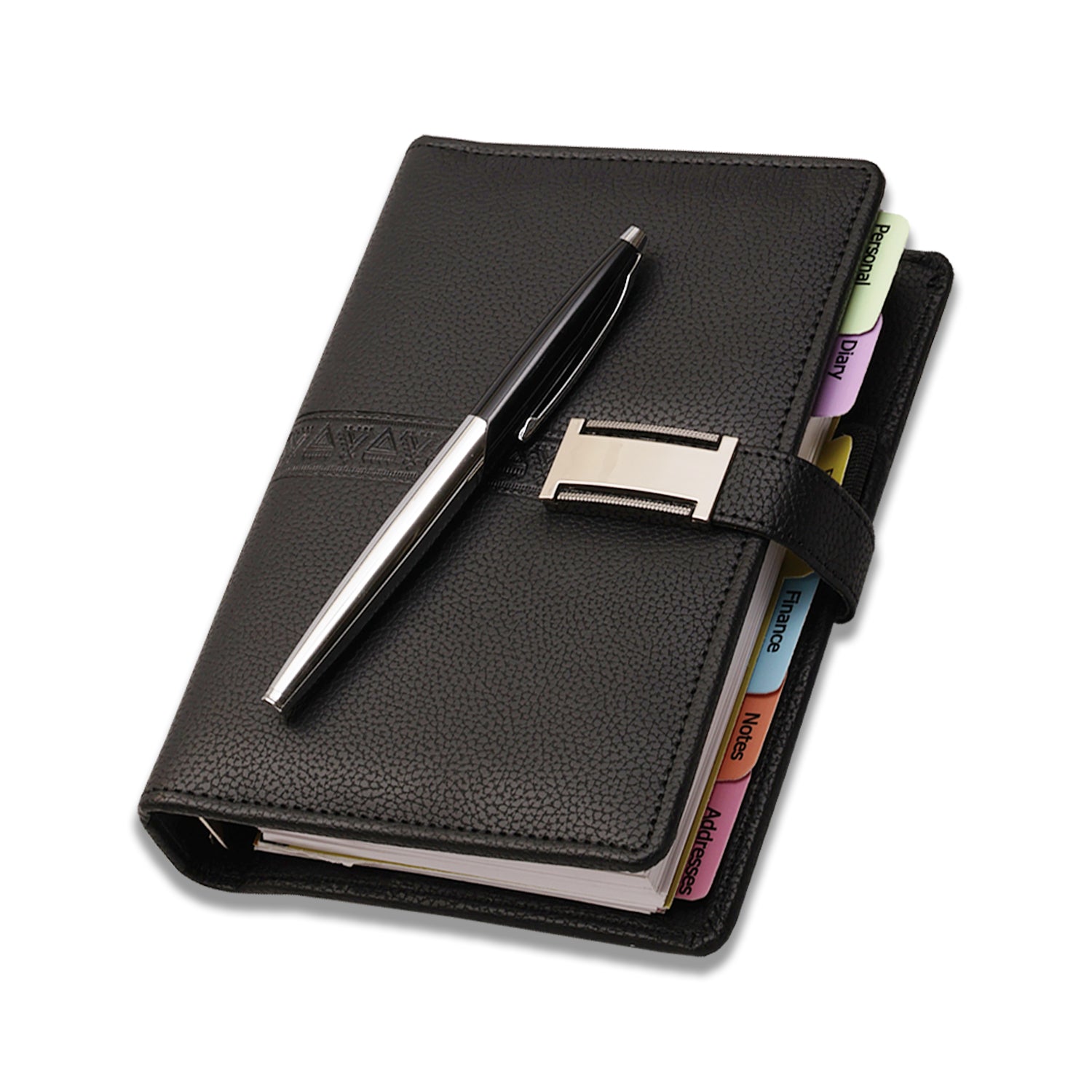 2026 Planner Black Weekly & Monthly Diary